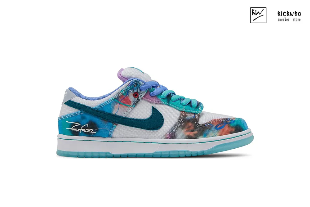 futura laboratories x dunk low sb ''bleached aqua''