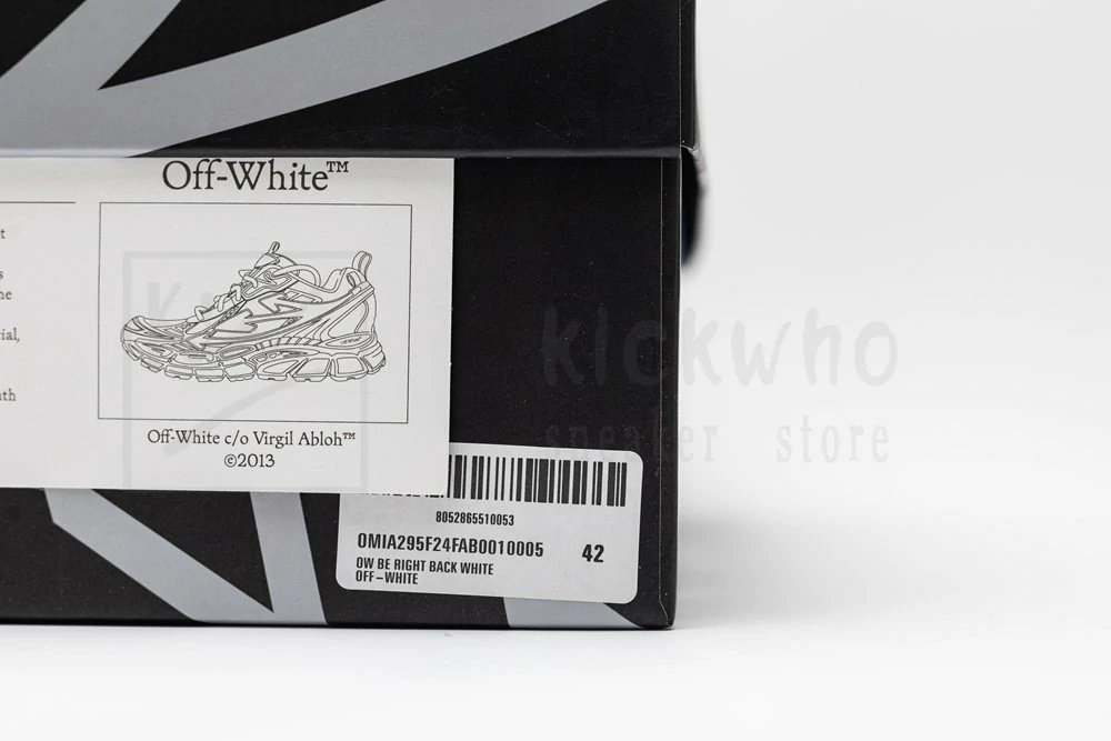 off-white sneaker white