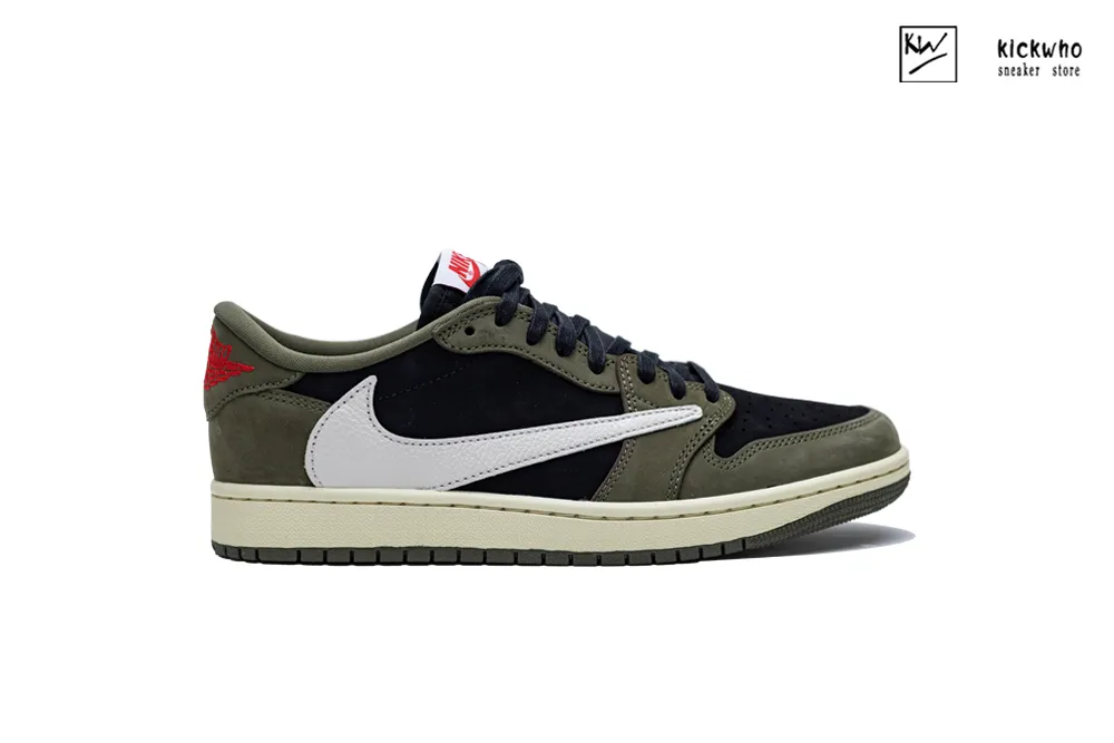 godkiller travis scott x air jordan 1 low black olive