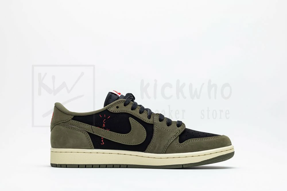 godkiller travis scott x air jordan 1 low black olive