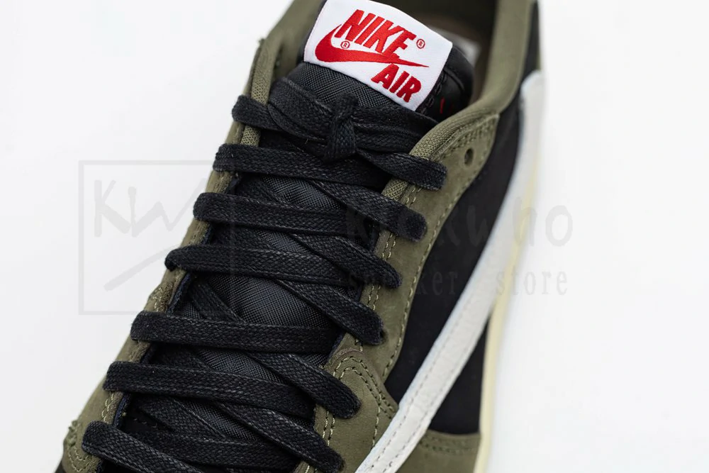 godkiller travis scott x air jordan 1 low black olive