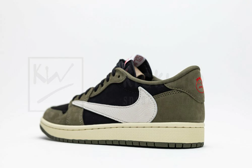 godkiller travis scott x air jordan 1 low black olive