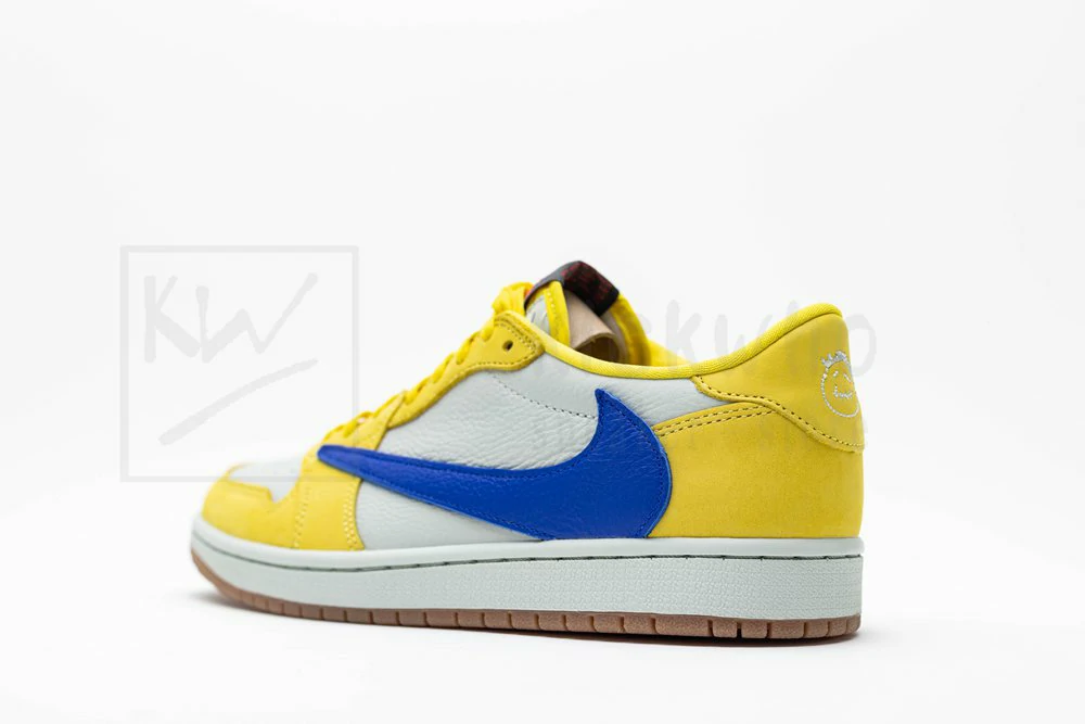 godkiller travis scott x wmns air jordan 1 retro low og canary