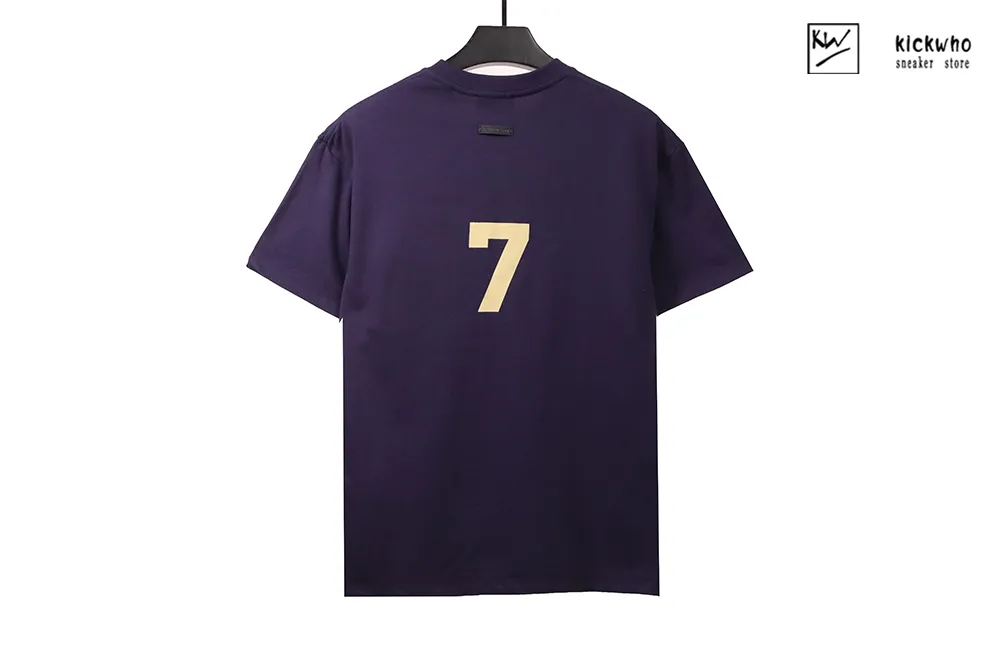 fog letter 7 t-shirt purple