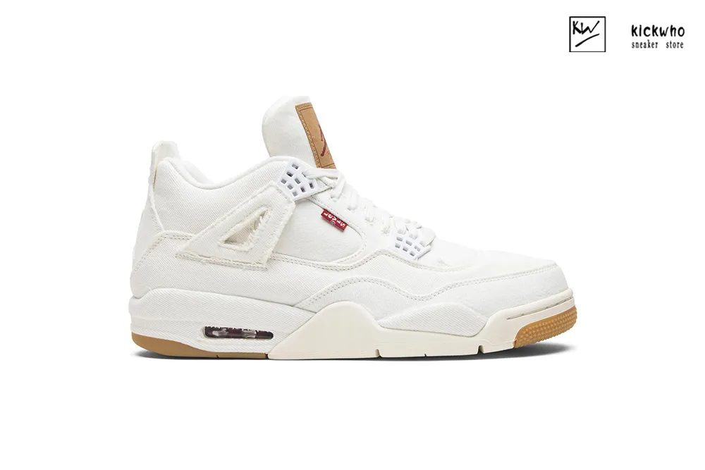 levi''s x air jordan 4 retro ''white denim''