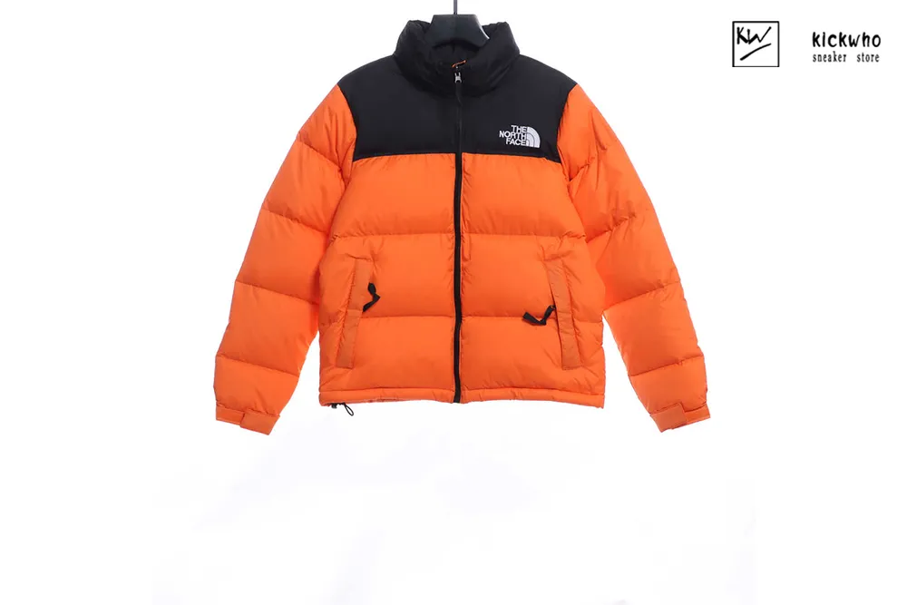 the north face 96 basic down coat orange