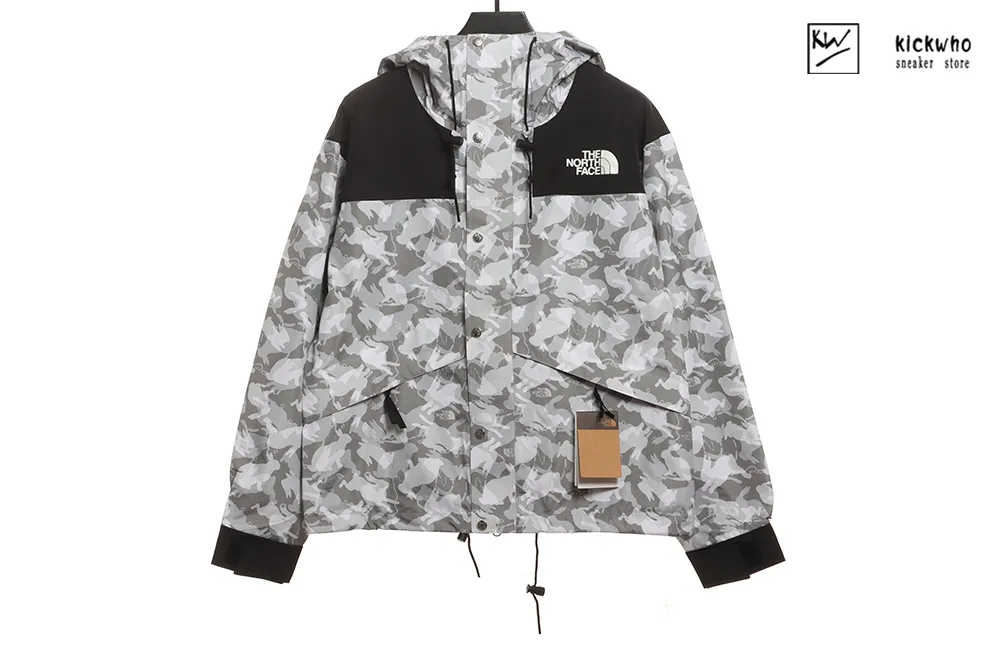 tnf camouflage jacket white