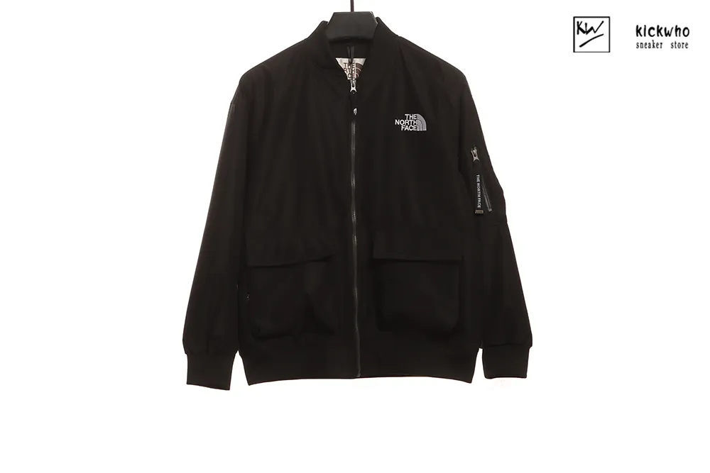 tnf zippered outdoor jacket black