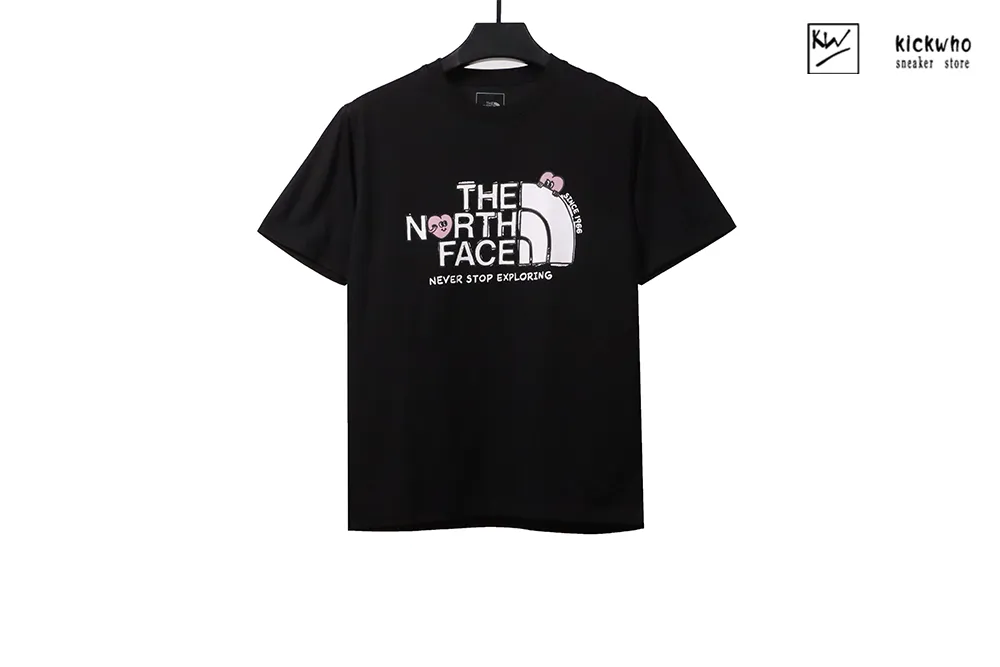 tnf graffiti love t-shirt black