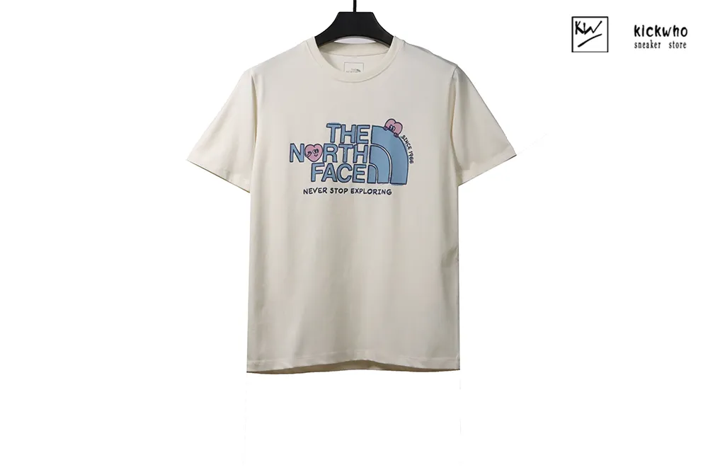 tnf graffiti love t-shirt beige