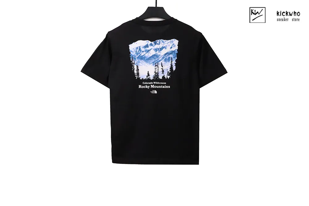 tnf snow mountain t-shirt black