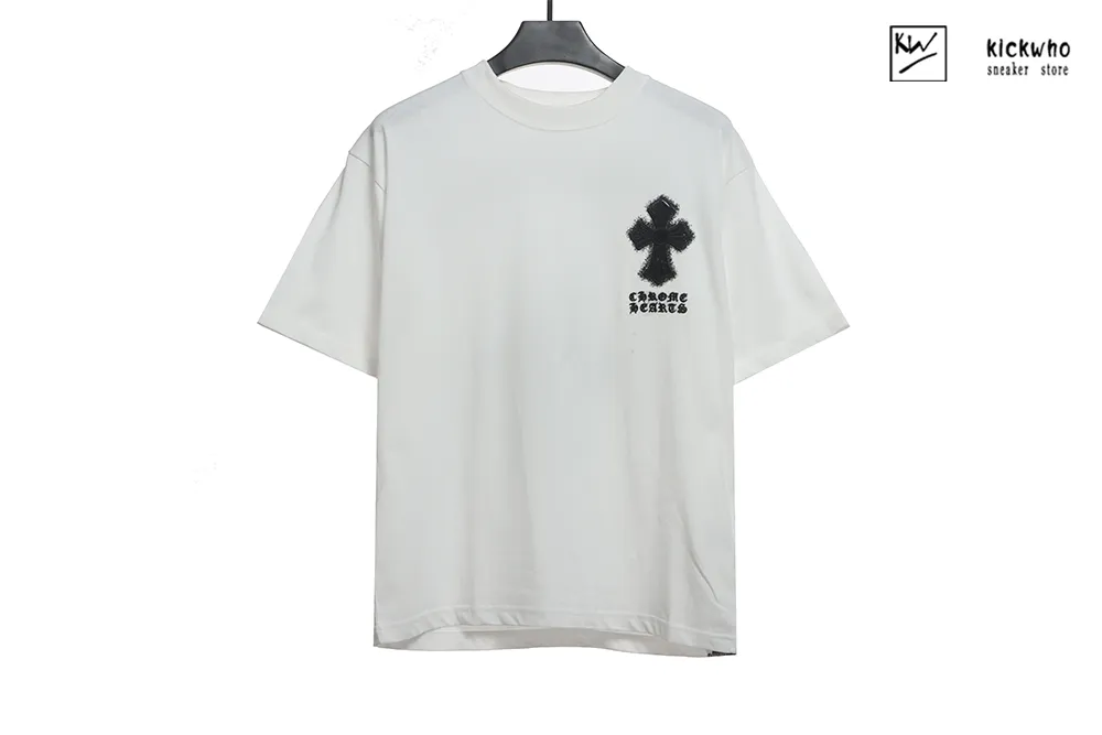 chrome hearts cross sanskrit t-shirt white