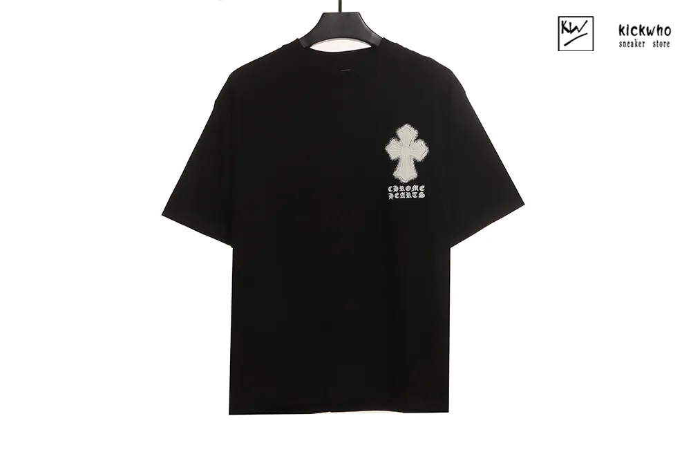 chrome hearts cross sanskrit t-shirt black