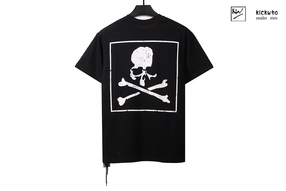 mastermind japan incomplete skull head t-shirt black