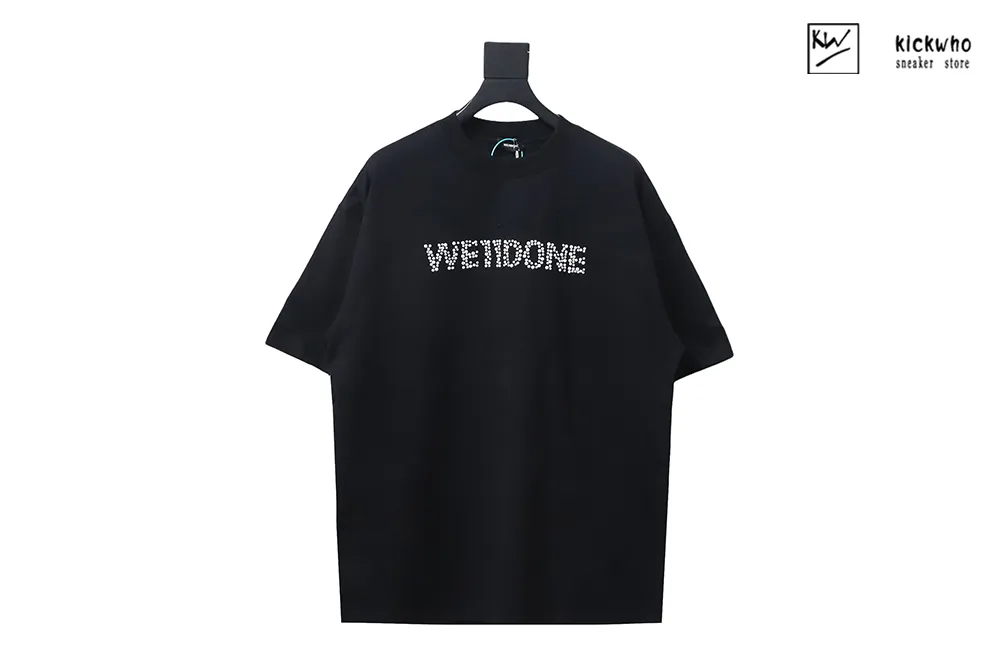 welldone logo diamond letters t-shirt black