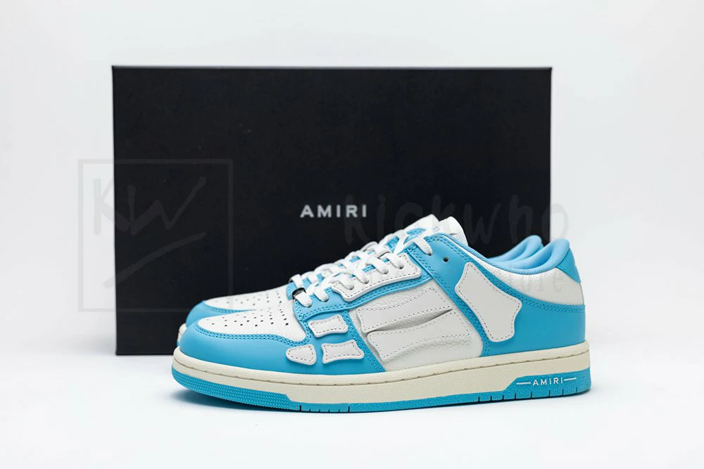 amiri skel top low powder blue