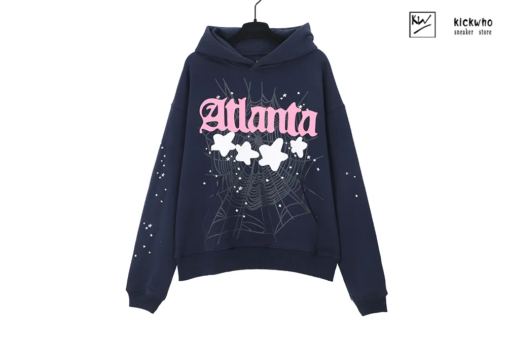 sp5der atlanta suit hoodie navy