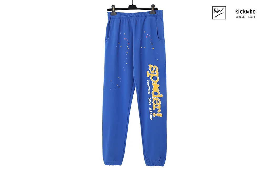 sp5der tc suit pants blue