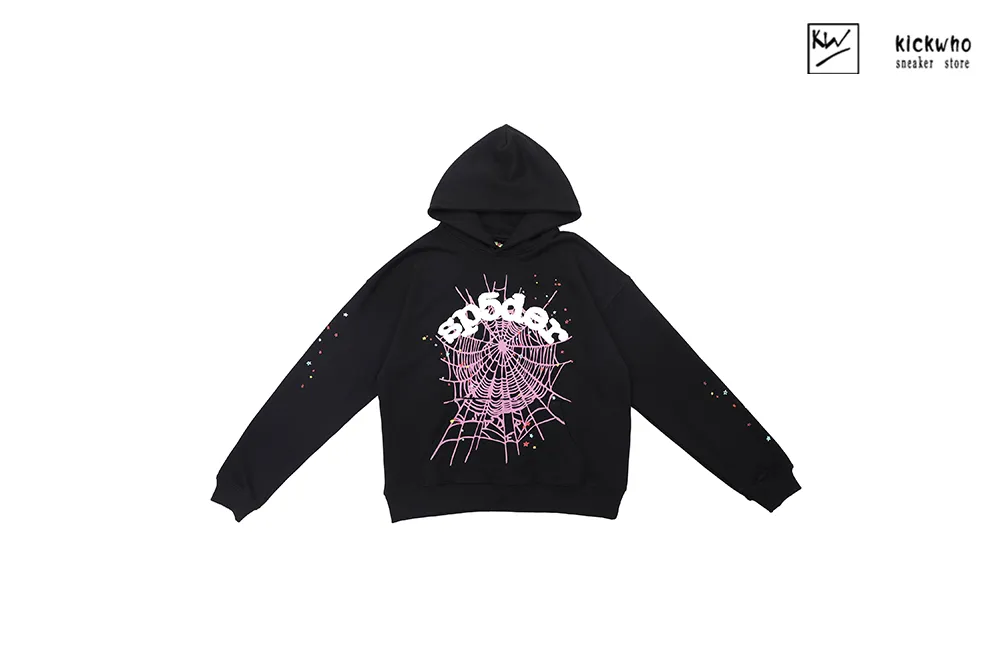 sp5der web suit hoodie black