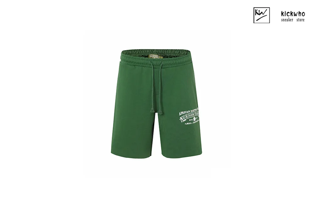 denim tears logo shorts green