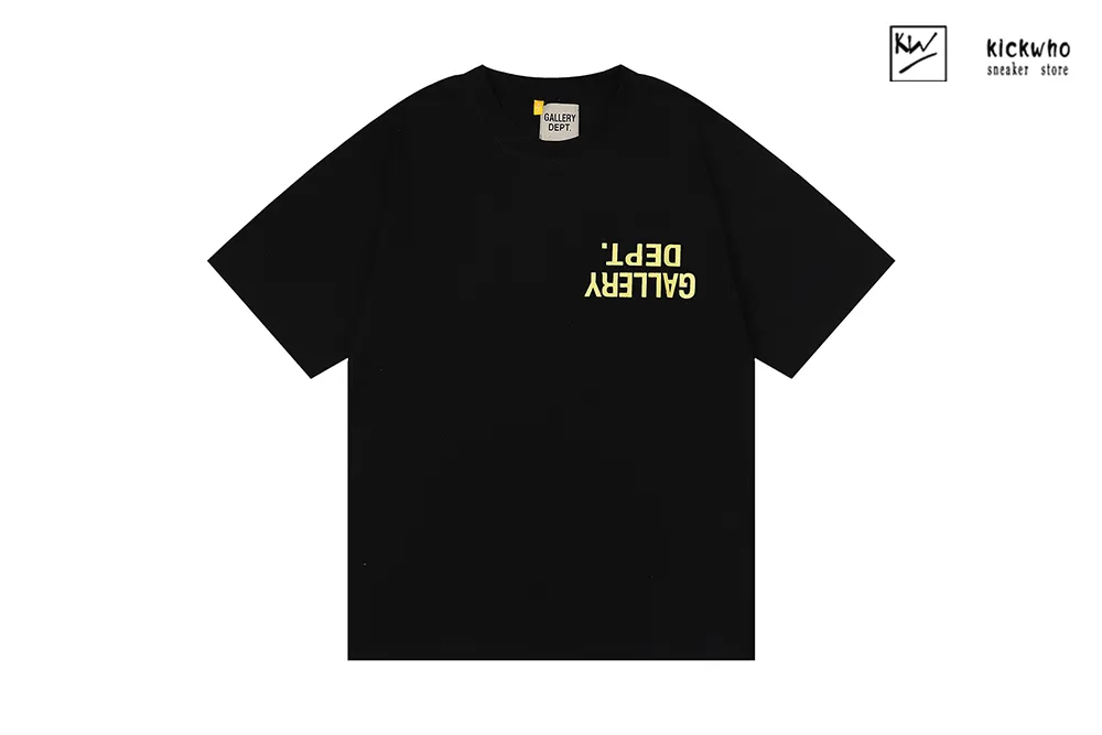 gallery dept flip letters t-shirt black