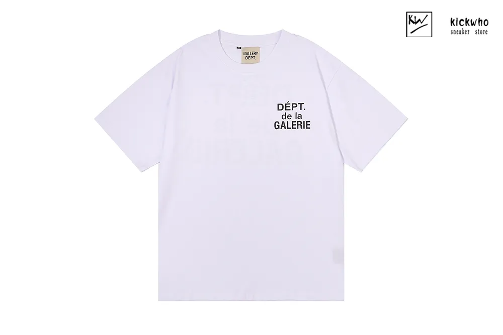 gallery dept french alphabet t-shirt white