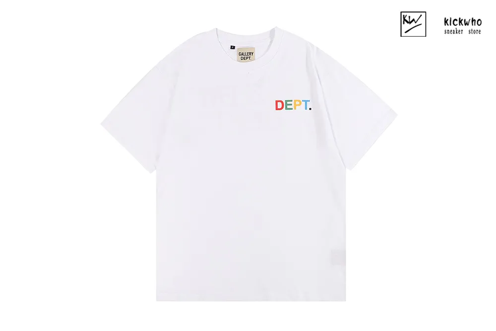 gallery dept colored logo t-shirt white