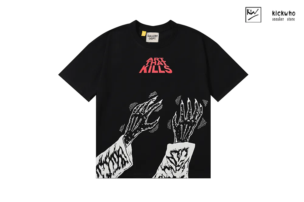 gallery dept skeleton hand bones t-shirt black