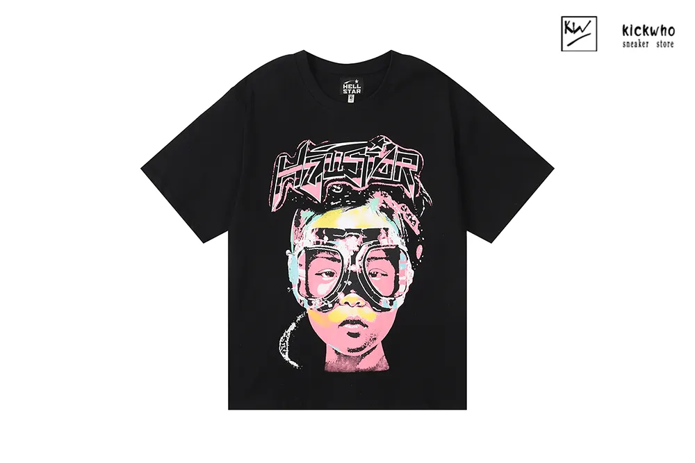 hellstar alien glasses child t-shirt black