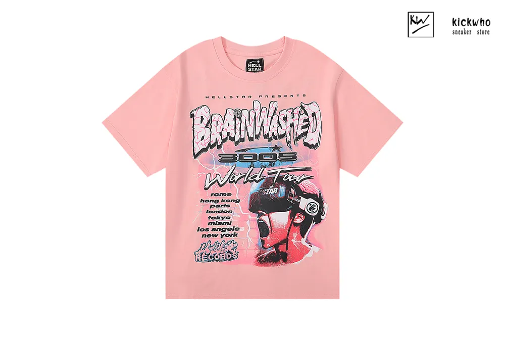 H*lst*r brainwashed worle t-shirt pink