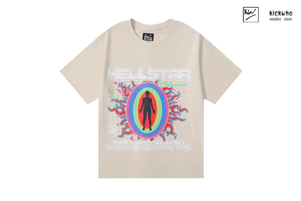 hellstar human body traversal t-shirt beige