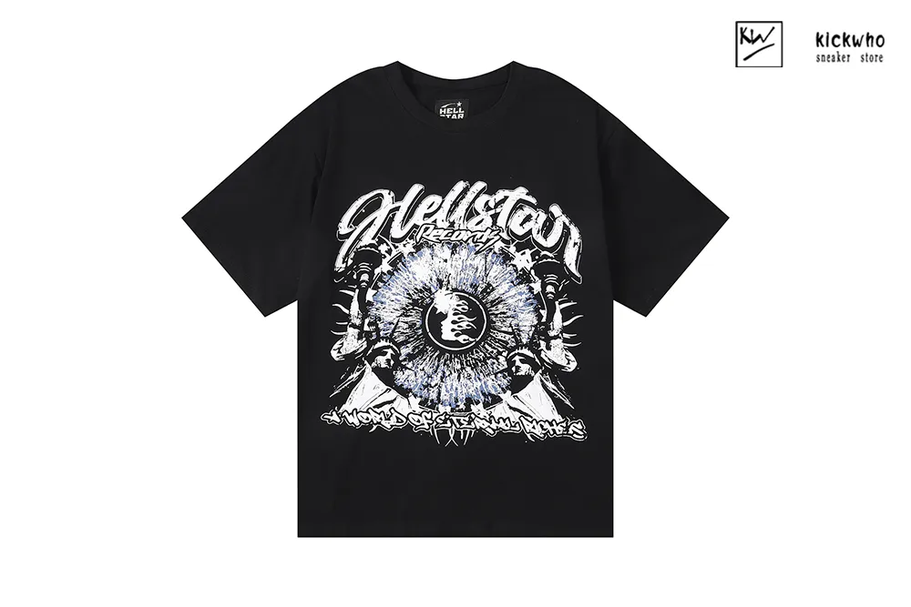 hellstar side faced goddess t-shirt black