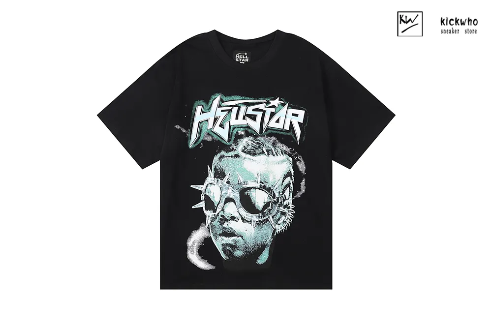 hellstar future creative glasses t-shirt black