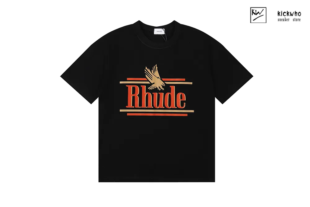 rhude eagle t-shirt black