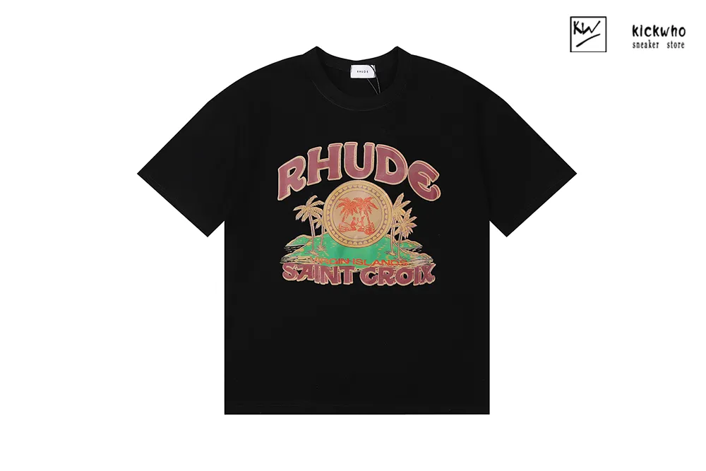 rhude saint croix t-shirt black