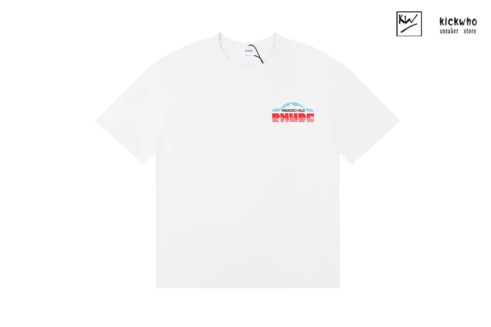 rhude paradiso rally t-shirt white