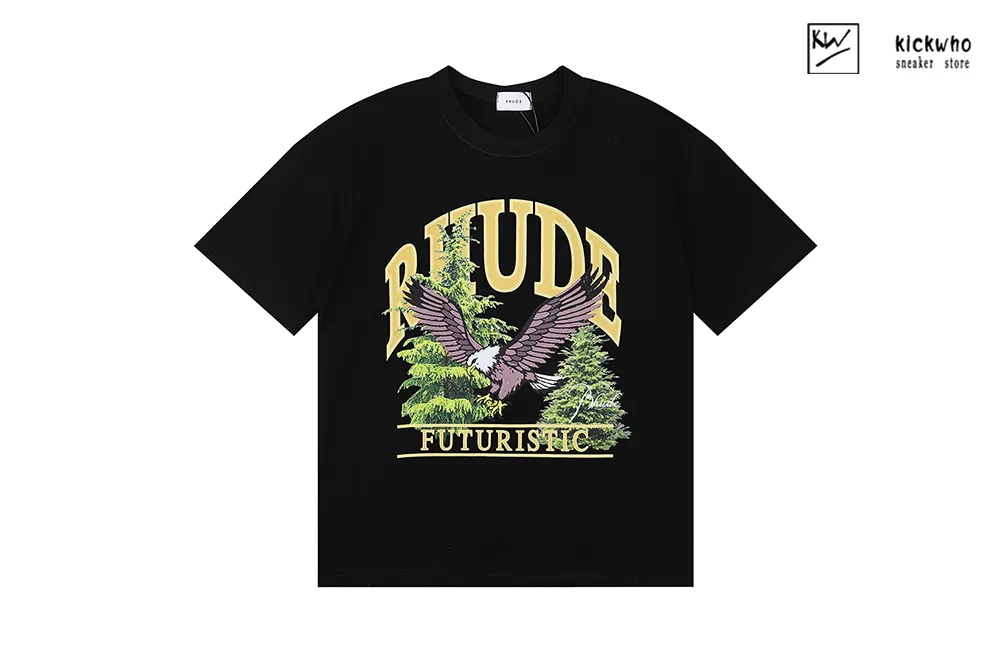 rhude eagle t-shirt black