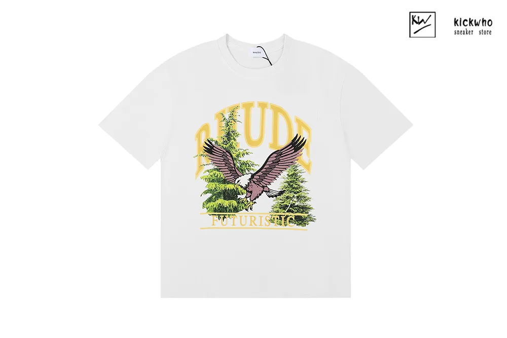 rhude eagle t-shirt white