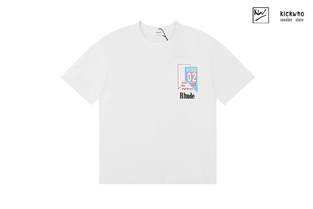 rhude race the high desert t-shirt white