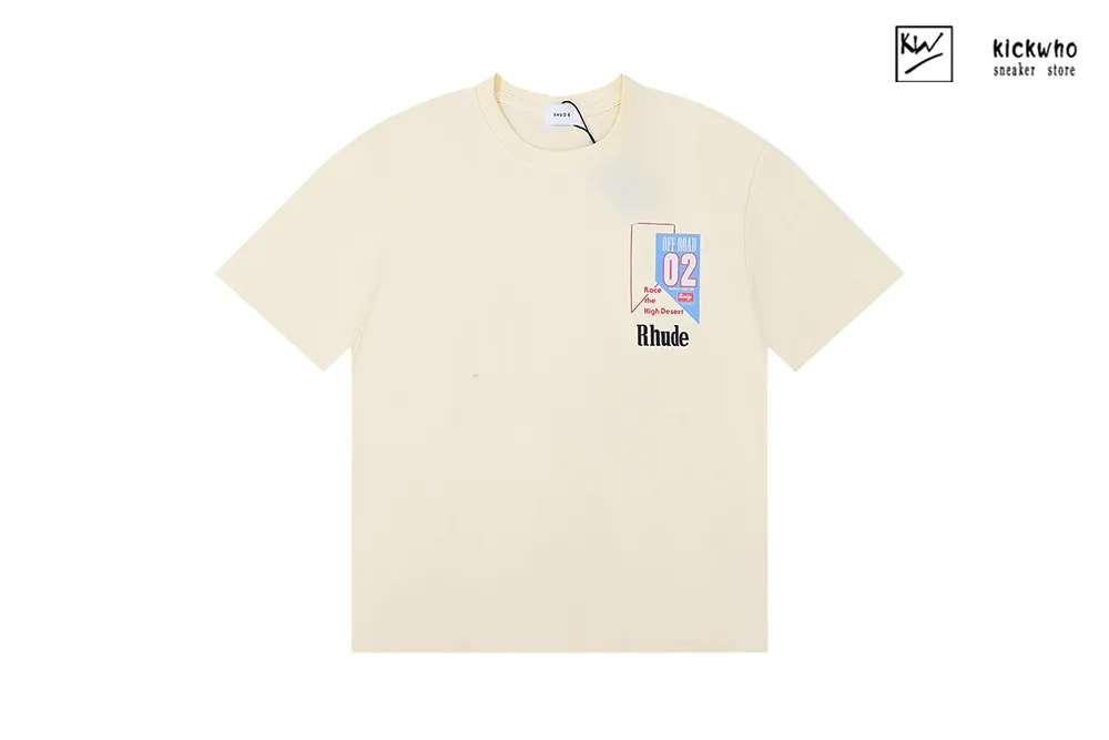 rhude race the high desert t-shirt beige