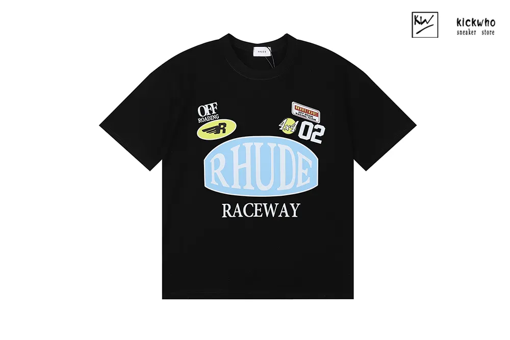 rhude raceway 02 t-shirt black