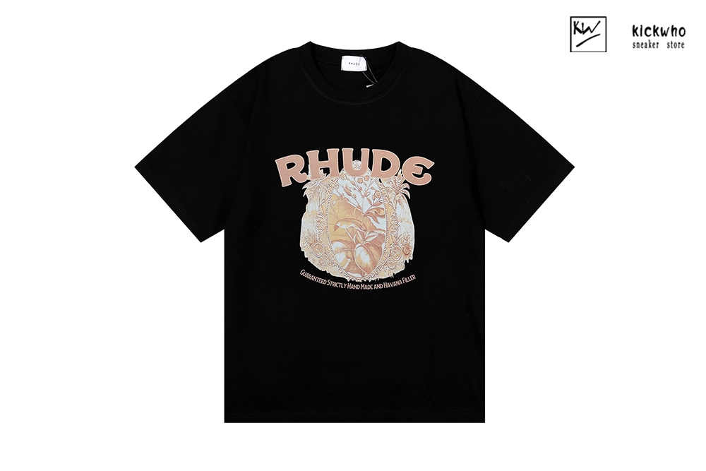 rhude herb t-shirt black