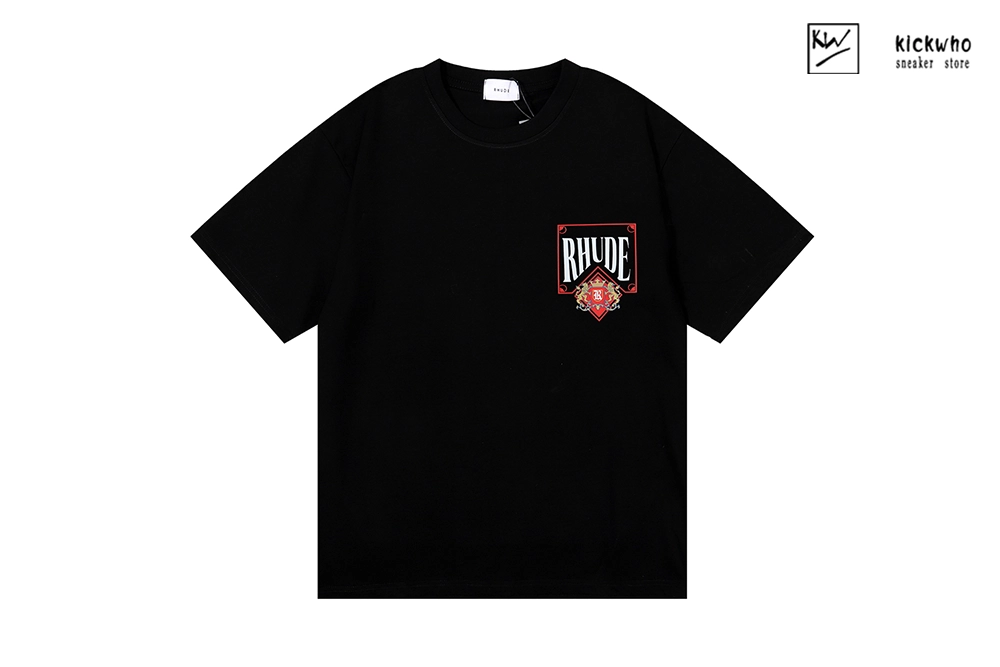 rhude red card t-shirt black