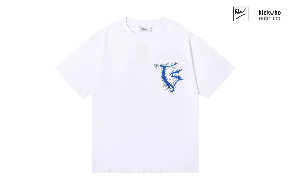 trapstar creative logo t-shirt white