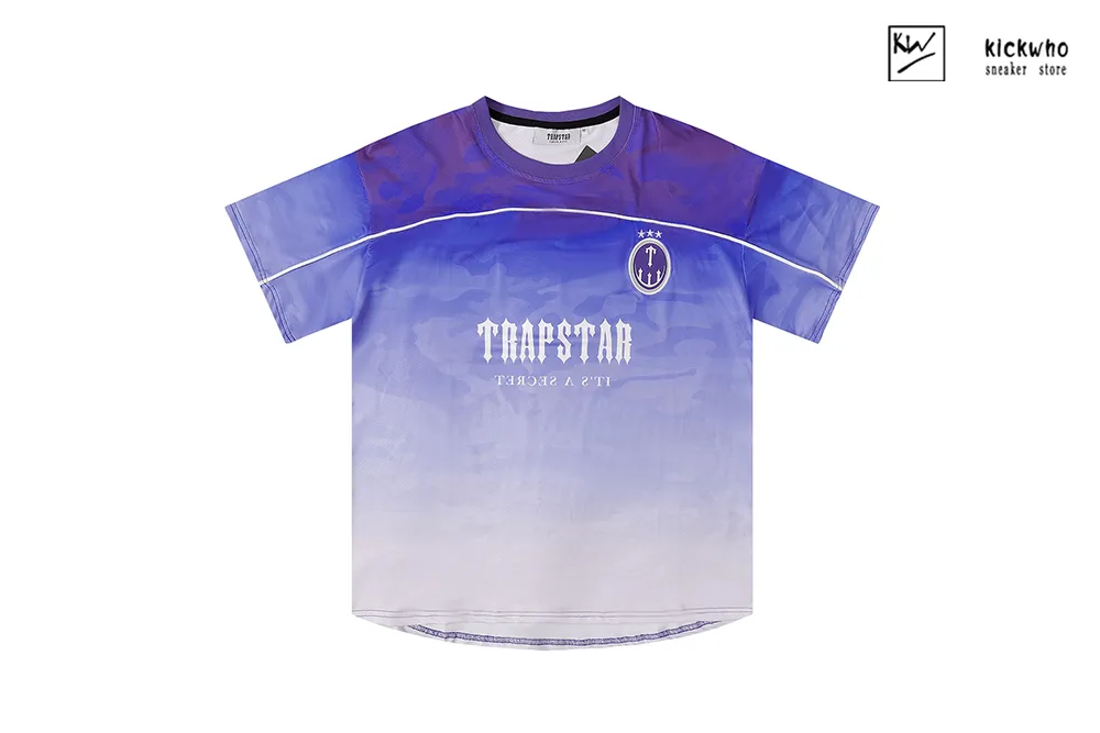 trapstar blue camouflage no.23 jersey t-shirt