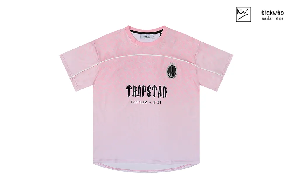 trapstar monogram no.22 jersey t-shirt pink