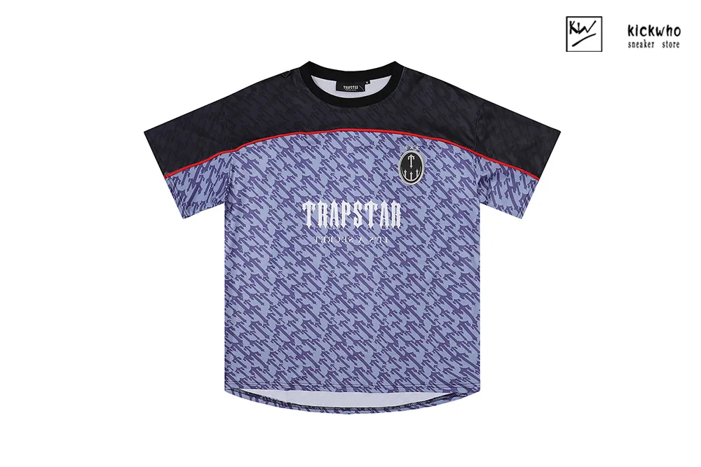 trapstar monogram no.22 jersey t-shirt purple