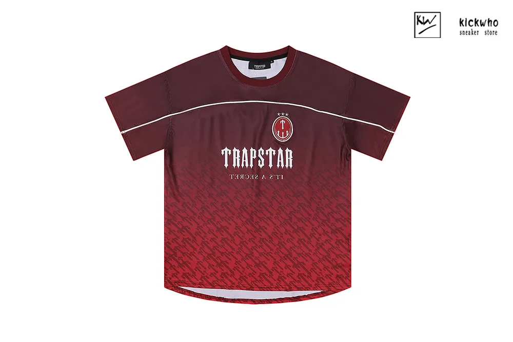 trapstar monogram no.22 jersey t-shirt red