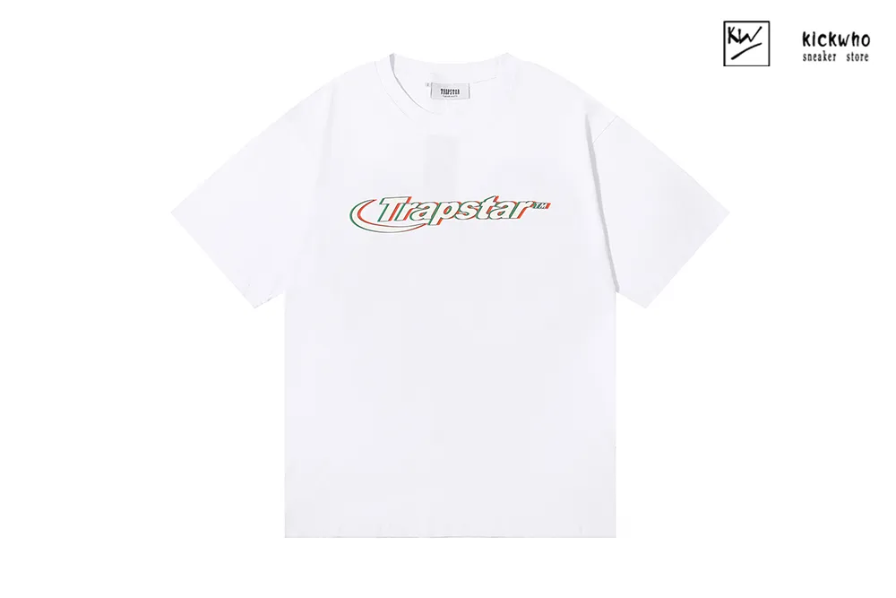 trapstar arched logo t-shirt white