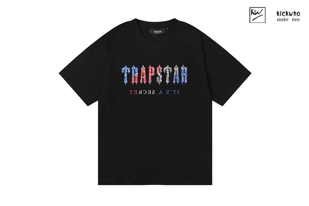 trapstar colored gradient letters t-shirt black